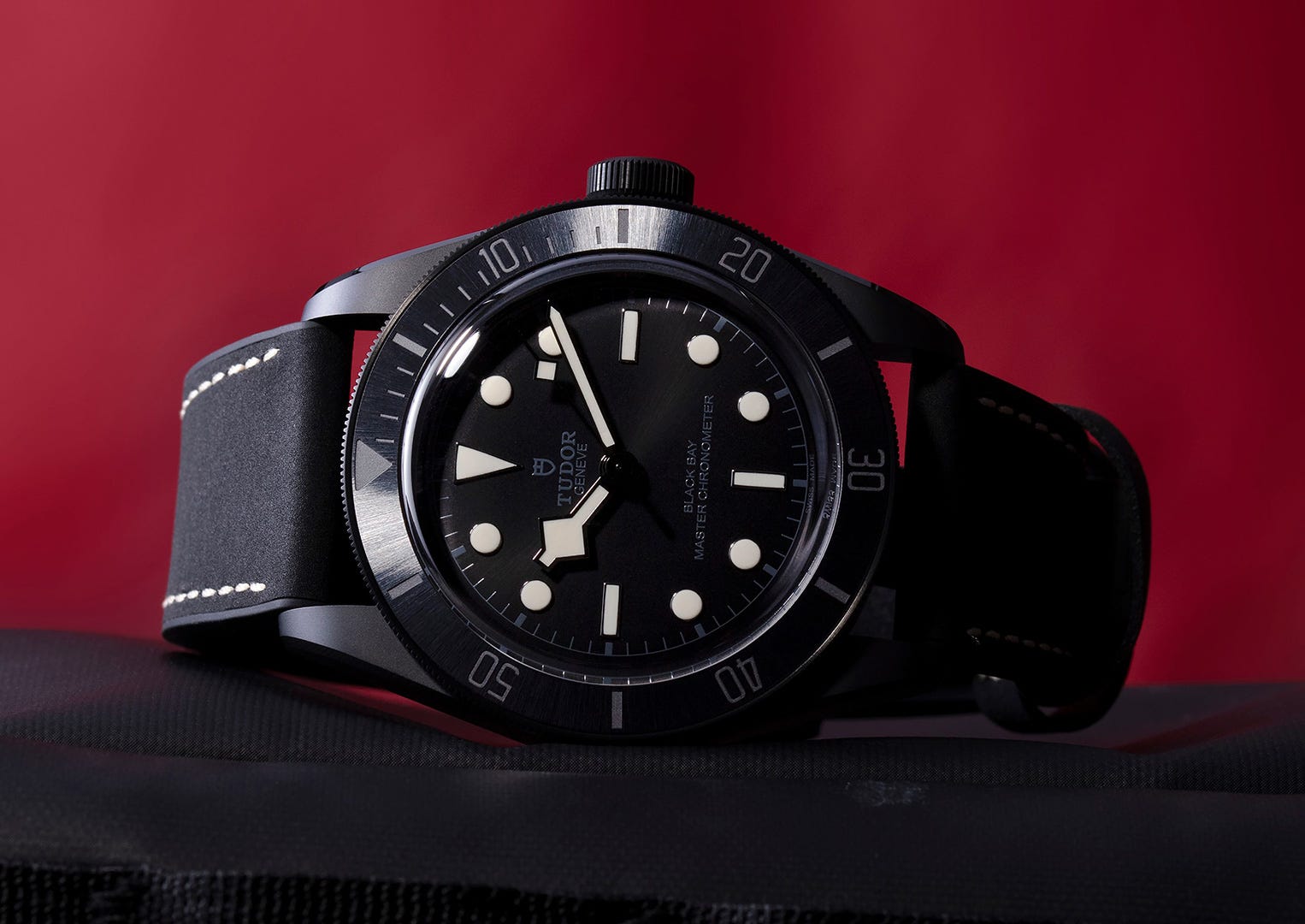 The Tudor's calf-skin and rubber strap is top quality