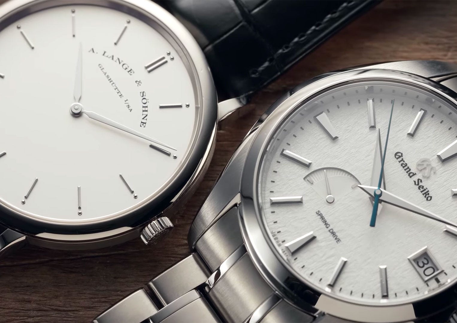 Grand Seiko is a Japanese watch brand, and A. Lange & Söhne is a German watch brand