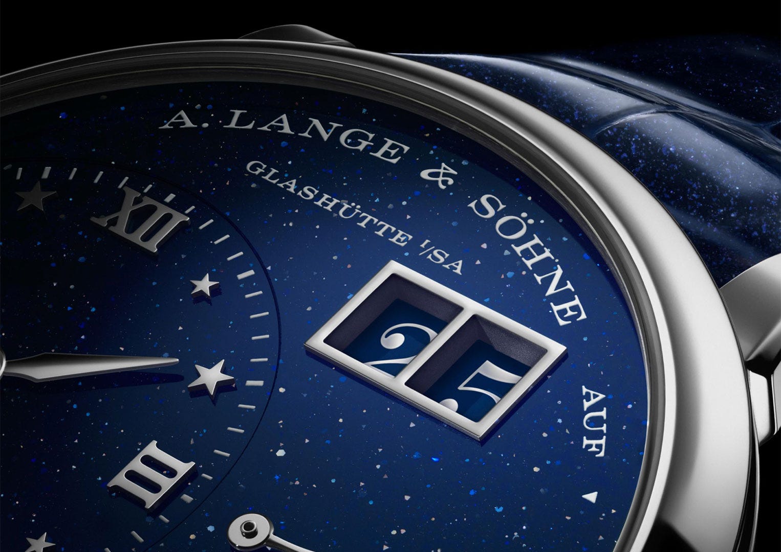 A. Lange & Sohne pays its respects to its founder by invariably using his birthdate
