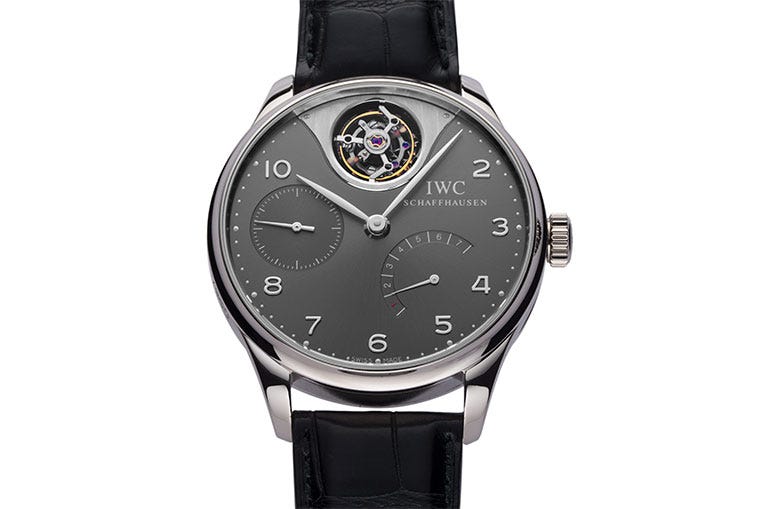 The IWC Portuguese Tourbillon IW504207 demonstrates the beauty and precision of a tourbillon